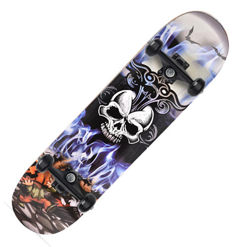 SWAY Skateboard 80x20 Cm. (Skull)