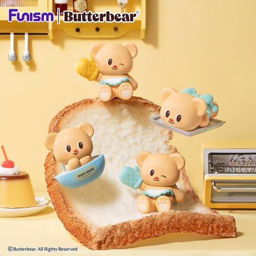 Funism Butterbear Baked With Love Series Cubby Face - Blind Box (1 Pc)