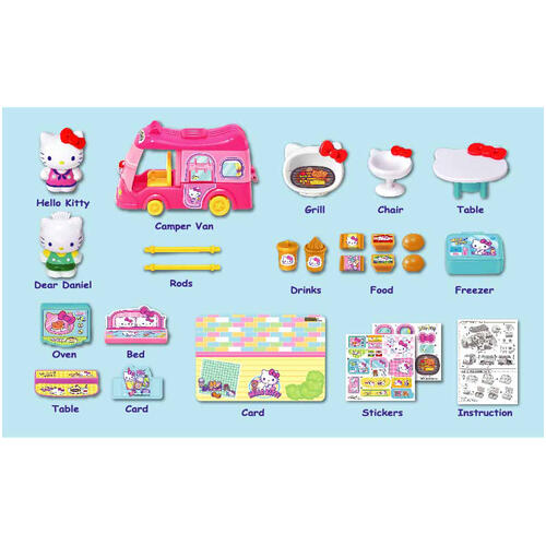 Sanrio เฮลโล คิตตี้ รถแคมป์เปอร์แวน