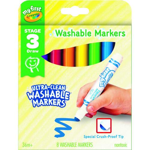 Crayola Young Kids 8CT Washable Markers