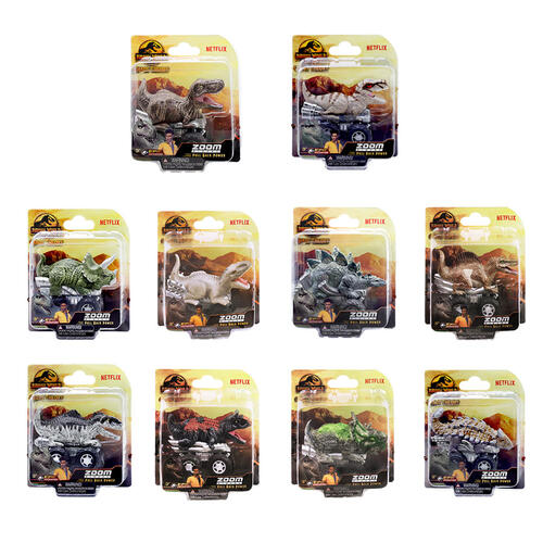 Jurassic World Zoom Riders Theory Blister - Assorted
