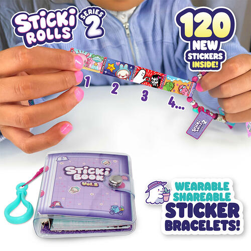 Sticki Rolls Sticki Book - Assorted
