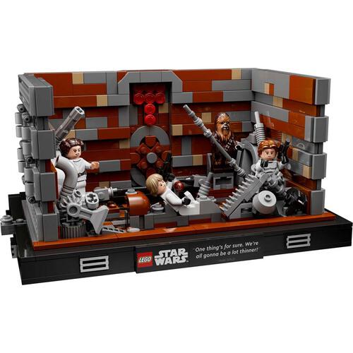 Lego Star Warsเลโก้ สตาร์วอส์ เดธ สตาร์ ถังขยะอัด ไดโอรามา75339