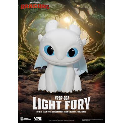 Beast Kingdom How to Train Your Dragon Series Palm Size Vinyl Functional Figurine : Light Fury
