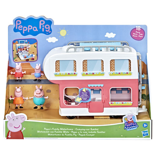 Peppa Pig เปปป้าพิก ชุดของเล่นรถบ้านครอบครัวเปปป้า