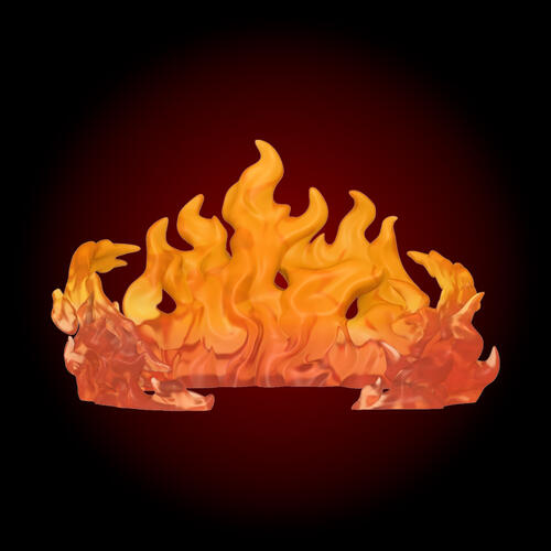 Funko Pop! Elements: Fire Display Accessory