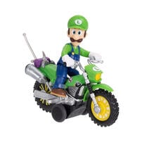 The Super Mario Galaxy Movie 2.5 Inch Luigi Figure With Pull Back Motorcycle