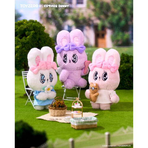 TOYZEROPLUS Esther Bunny Sweet Date Plush Keychain - Blind Box (1 Pc)