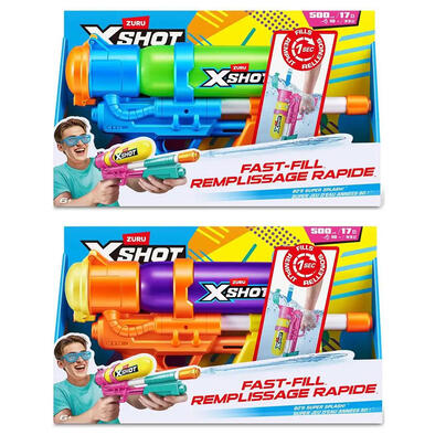 X-Shot Fast-Fill 80's Super Splash Water Blaster - Assorted (1Pc)