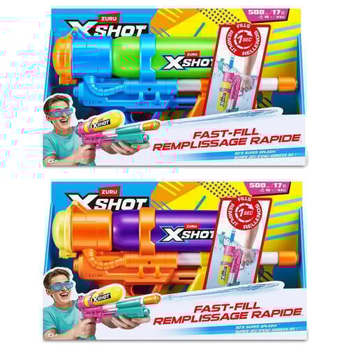 X-Shot Fast-Fill 80's Super Splash Water Blaster - Assorted (1Pc)