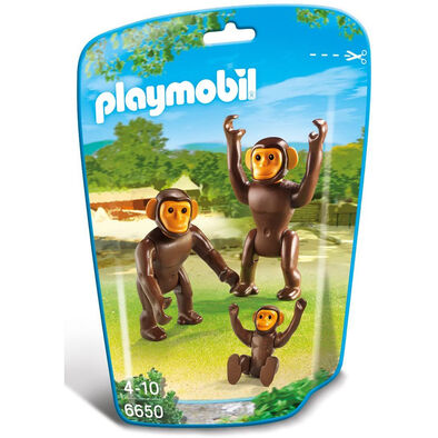 Playmobil เพลย์โมบิล ฟิกเกอร์ครอบครัวลิงชิมแปนซี