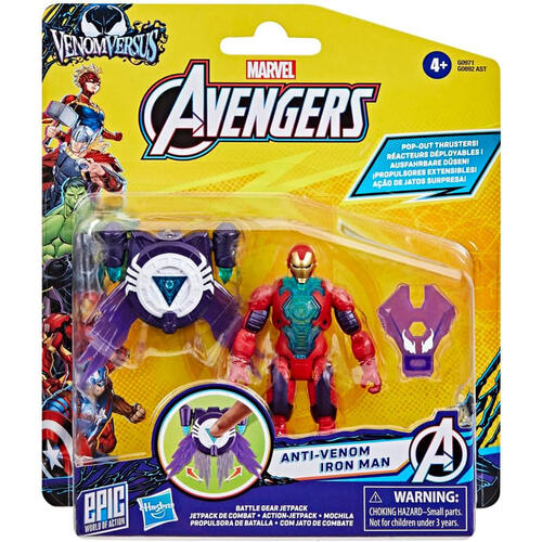 Marvel Avengers VenomVersus Epic World Of Action Series Anti-Venom Iron Man Action Figure