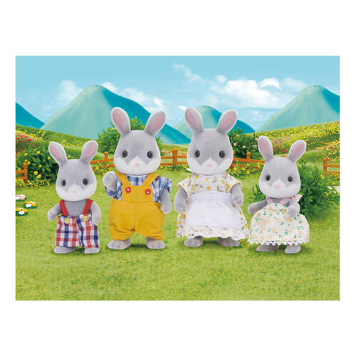Sylvanian Family Cottontail Rabbit Family