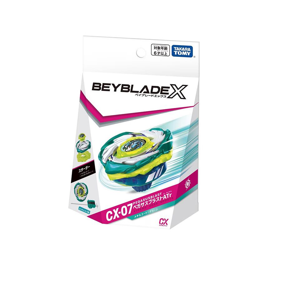 Takara Tomy Beyblade X CX-07 Starter Pegasus Blast ATR | Toys