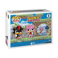 Funko Pop! Games: Sonic The Hedgehog - Shadow & Amy (Flocked)