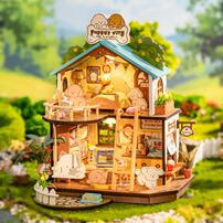Rolife Puppy's Cozy Villa DIY Miniature House