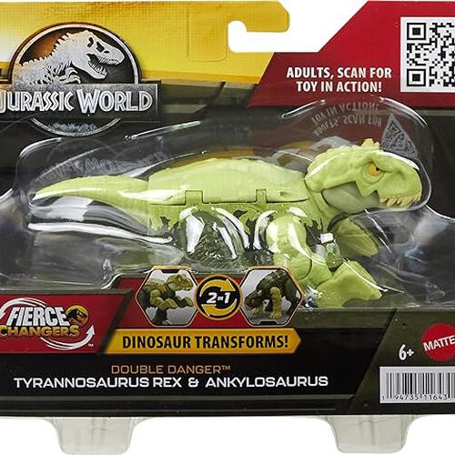 Jurassic World Fierce ChangersTRNSF DINO -Assorted