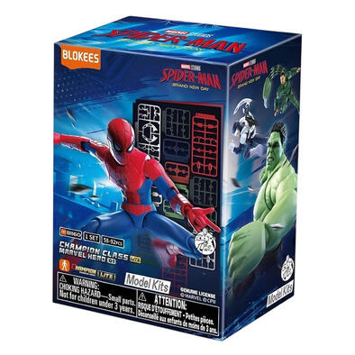 Blokees Marvel Hero Champion Class Lite 01: Spider-Man Brand New Day Blind Box Model Kit