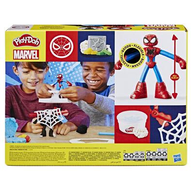 ชุดของเล่น Play-Doh Marvel Spider-Man Launch & Slice Battle
