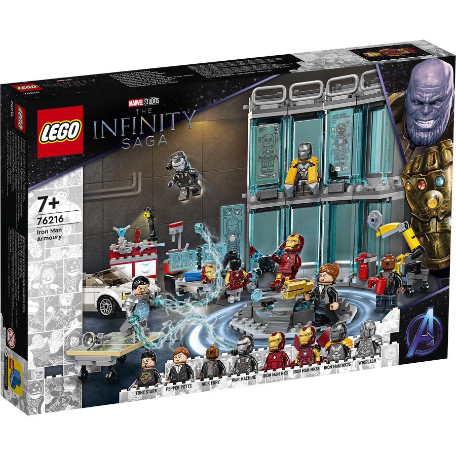 Lego marvel super heroes discount iron man hall of armor