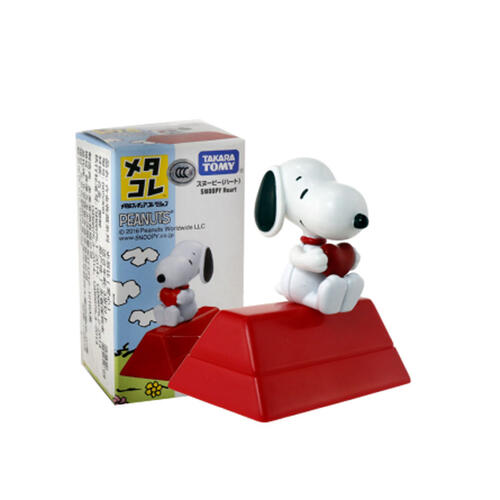 Takara Tomy Metakore Metal Figure Snoopy & Heart