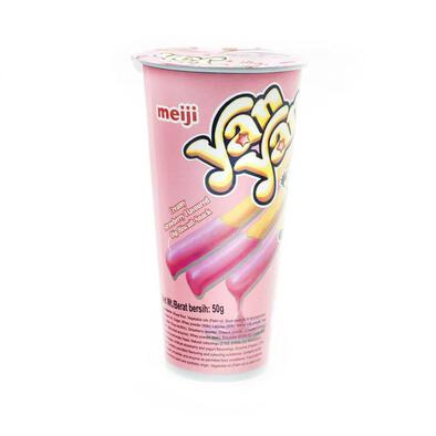 Meiji เมจิ ยานยาน บิสกิตสอดไส้รสสตรอเบอรี่