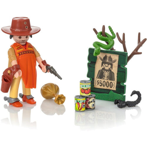 Playmobil Cowboy With Wanted Poster
