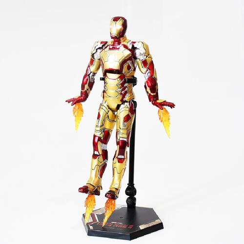ฟิกเกอร์ ZD TOYS Iron Man MK42 พร้อมฟังก์ชั่นไฟส่องสว่าง สเกล 1/10 (7 นิ้ว)