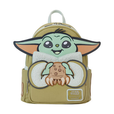 Loungefly Star Wars The Mandalorian Grogu & Crabbies Cosplay Mini Backpack