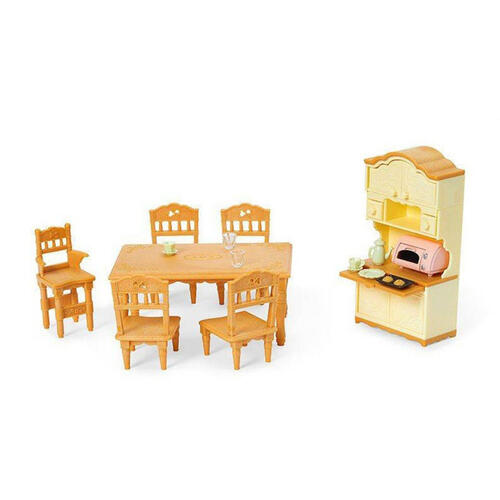Sylvanian Family ซิลวาเนียน แฟมิลี่ ชุดห้องรับประทานอาหาร