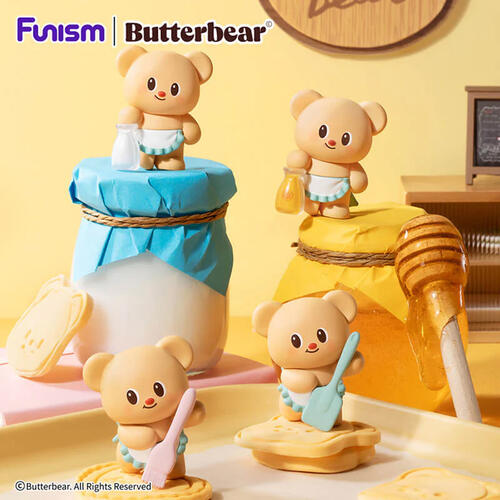 Funism Butterbear Baked With Love Series Cubby Face - Blind Box (1 Pc)