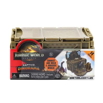 Jurassic World ฟิกเกอร์ตัวต่อไดโนเสาร์ Dinorama Quetzaloatluh