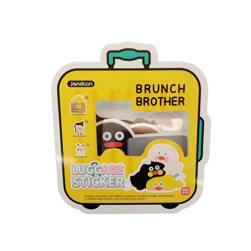 Brunch Brother สติกเกอร์ติดกระเป๋าเดินทาง