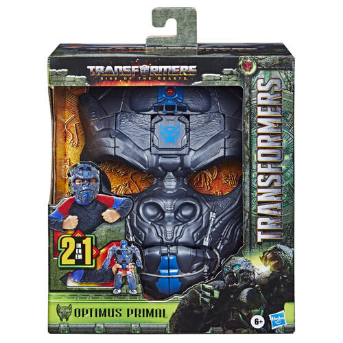 Transformers Rise of the Beasts Optimus Primal 2-in-1 Mask