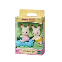 Sylvanian Chocolate Rabbit Twins