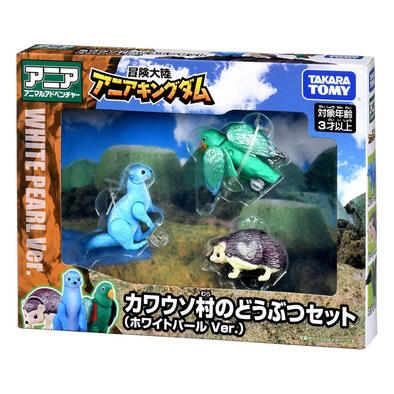 Takara Tomy Adventure Continent Ania Kingdom Otter Village Animal Set