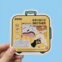 Brunch Brother สติกเกอร์ติดกระเป๋าเดินทาง