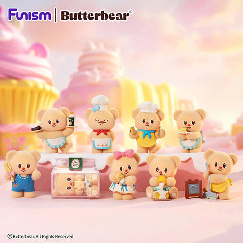 FUNISM Butterbear My Buttery Bakery Series Action Figures Blind Box - Assorted