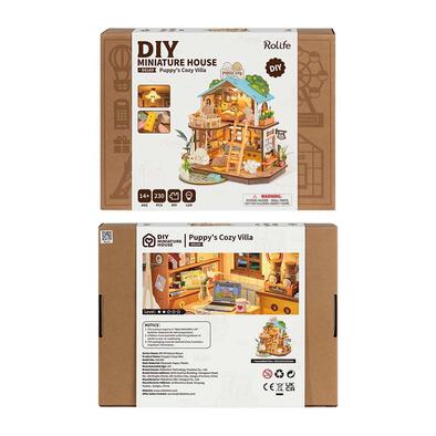 Rolife Puppy's Cozy Villa DIY Miniature House
