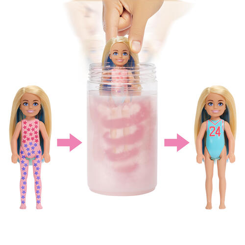 Barbie บาร์บี้ คัลเลอร์รีวีล ตุ๊กตาเชลซี ซีรี่ส์ชุดกีฬา คละแบบ