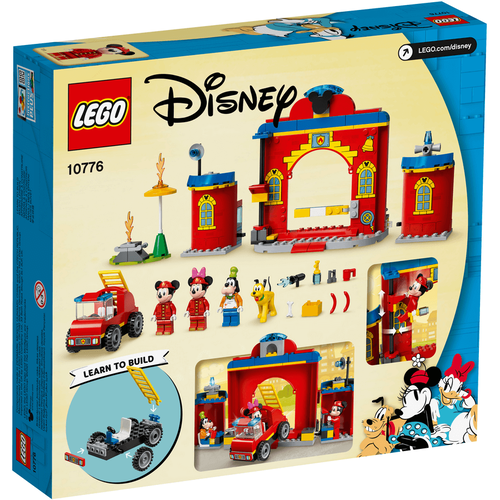 Lego เลโก้ ดีสนีย์ มิกกี้ แอนด์ เฟรนด์ ฟายเออร์ สเตชั่น แอนด์ ทรัค 10776 