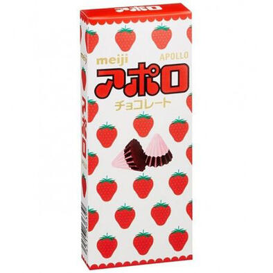 Meiji Apollo Strawberry Chocolate