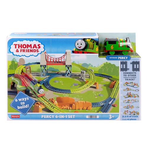 Thomas And Friends โทมัส แอน เฟรน ชุดรางรถไฟโทมัสรุ่นเพอร์ซี่ต่อได้ 6 แบบ