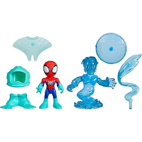 Spidey And His Amazing Friends Water-Webs Spidey & Hydro-Man Action Figure Set