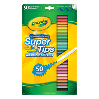 Crayola 50Ct.Washable Markers Supertips