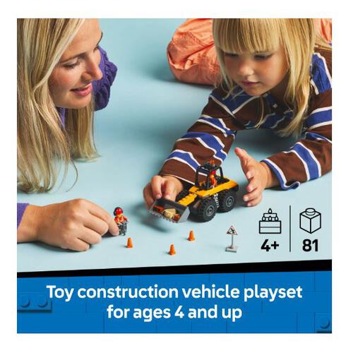 LEGO City Yellow Construction Wheel Loader 60450