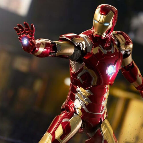 ZD TOYS Iron Man MK43 with Lighting Function Scale 1/10 (7 Inch) Figure