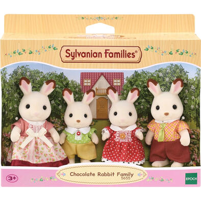 Sylvanian Families Chocolate Rabbit Family Set