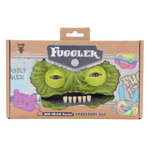 Fuggler กระเป๋าสะพายข้าง ซีรีส์ Big Head - Count Underoo Mcgoo (สีเขียว)