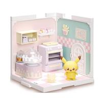 Takara Tomy Pokemon Pokepeace House Kitchen Milcery & Pikachu Set